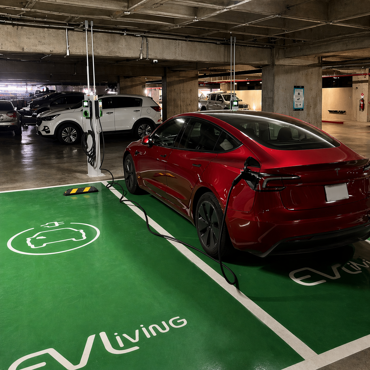 Hub de carga EV Living en Punta Cascatta